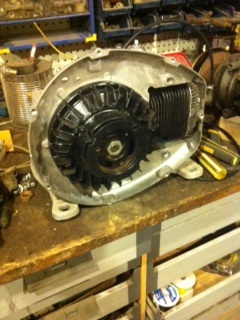 flywheel installed.JPG